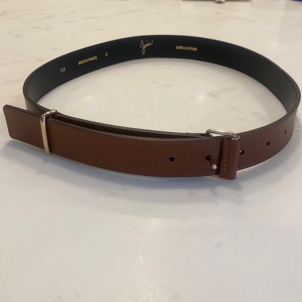 Joie brown leather belt